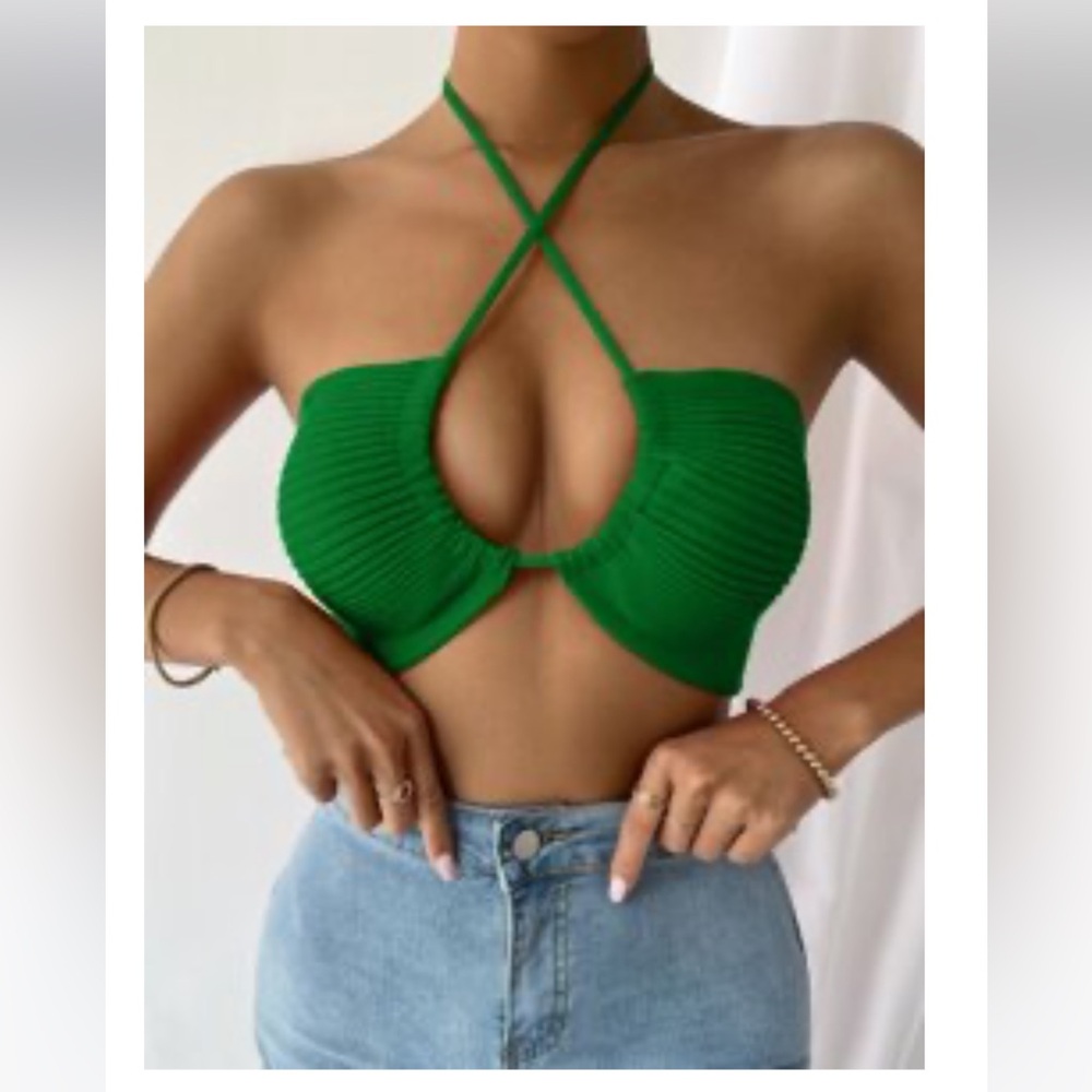 NEW SHEIN knit crop top